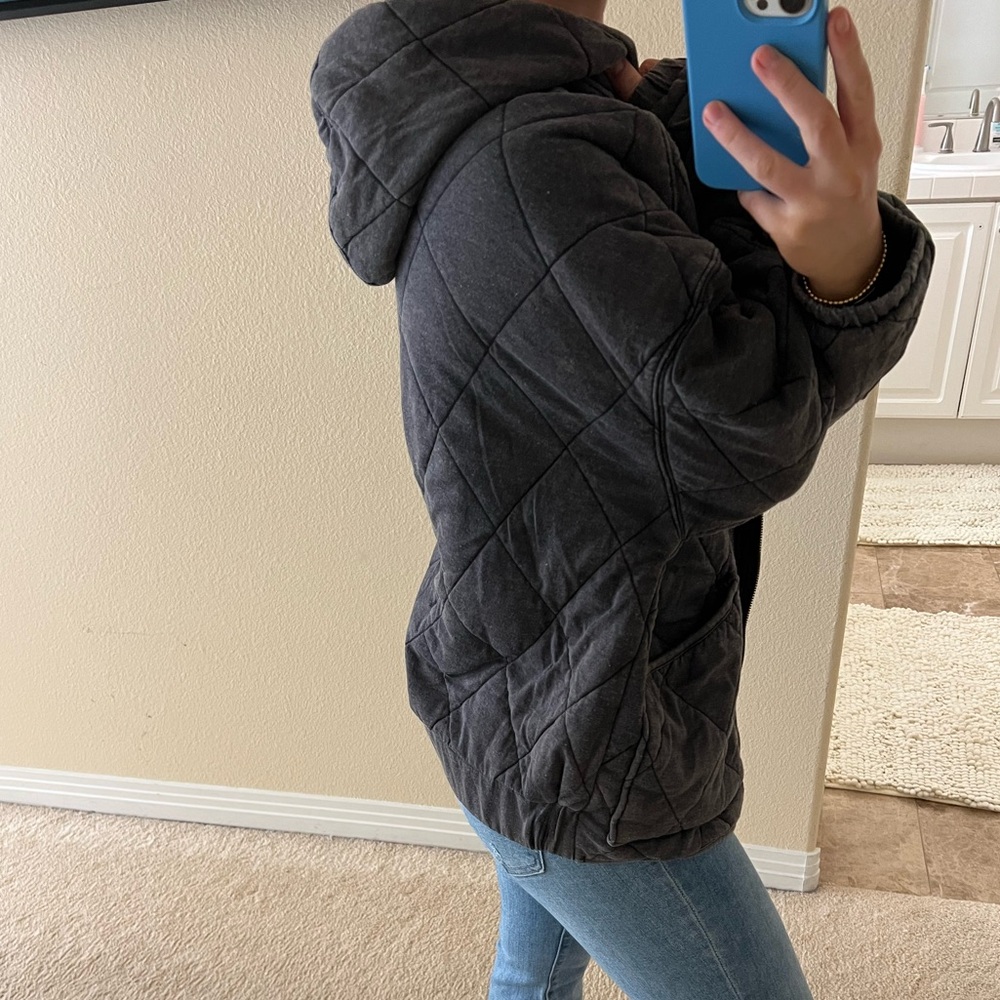 Quilted Gray Jacket